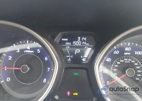 2013 Hyundai Elantra Gls z USA, uszkodzony, nr VIN 5NPDH4AE1DH390093